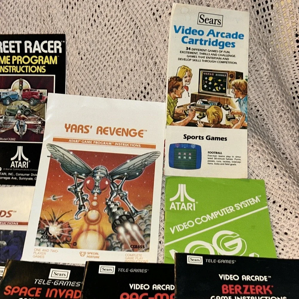 atari telegames booklets
